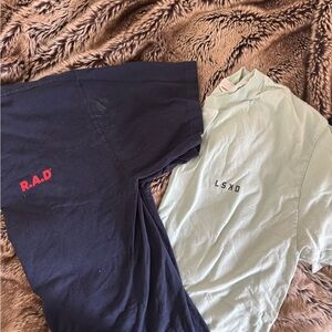 LSKD and RAD shirts size L Men (lskd is long)